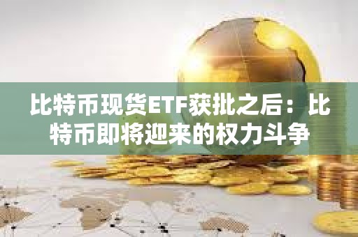 比特幣現(xiàn)貨ETF獲批之后：比特幣即將迎來的權(quán)力斗爭