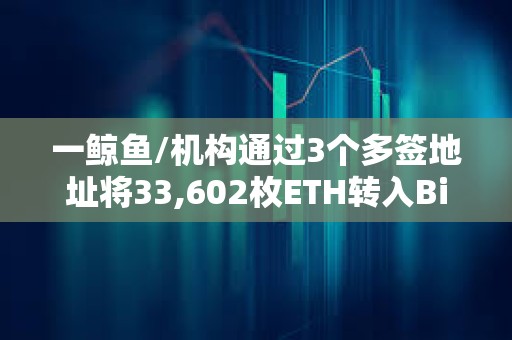 一鯨魚(yú)/機(jī)構(gòu)通過(guò)3個(gè)多簽地址將33,602枚ETH轉(zhuǎn)入Binance