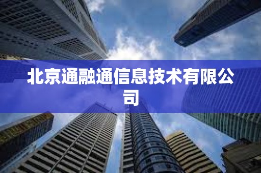 北京通融通信息技術有限公司 北京通融通信息技術有限公司