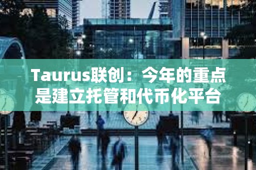 Taurus聯(lián)創(chuàng)：今年的重點是建立托管和代幣化平臺