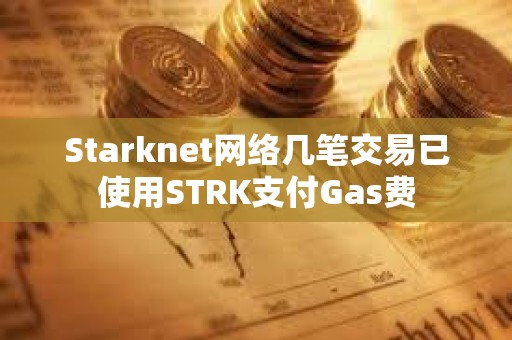 Starknet網絡幾筆交易已使用STRK支付Gas費
