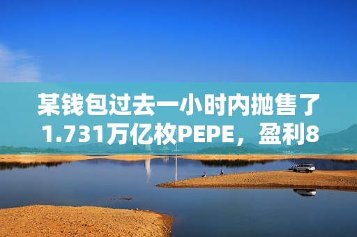 某錢包過去一小時內拋售了1.731萬億枚PEPE，盈利80.25萬美元