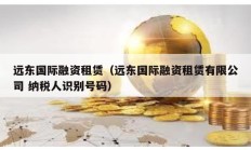 遠東國際融資租賃（遠東國際融資租賃有限公司 納稅人識別號碼）