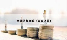 電網(wǎng)貸靠譜嗎（國網(wǎng)貸款）