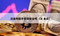 漢金所新手投資安全嗎（漢 金日）