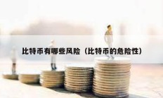 比特幣有哪些風(fēng)險(xiǎn)（比特幣的危險(xiǎn)性）