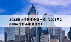 2023年比特幣多少錢(qián)一枚（2021至2023年比特幣未來(lái)價(jià)格）