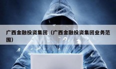 廣西金融投資集團（廣西金融投資集團業務范圍）