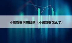 小贏理財網貸回款（小贏理財怎么了）