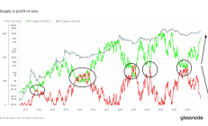 近89%比特幣供應(yīng)浮盈，或預(yù)示市場(chǎng)即將見頂