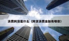 消費網貸是什么（網貸消費金融有哪些）