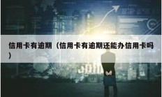 信用卡有逾期（信用卡有逾期還能辦信用卡嗎）