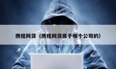 攜程網(wǎng)貸（攜程網(wǎng)貸屬于哪個(gè)公司的）