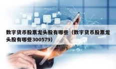 數(shù)字貨幣股票龍頭股有哪些（數(shù)字貨幣股票龍頭股有哪些300579）