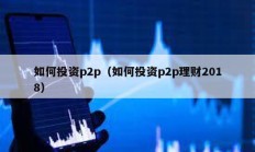 如何投資p2p（如何投資p2p理財2018）