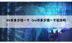 VV幣多少錢一個(gè)（vv幣多少錢一個(gè)犯法嗎）