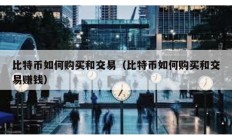 比特幣如何購(gòu)買(mǎi)和交易（比特幣如何購(gòu)買(mǎi)和交易賺錢(qián)）