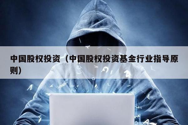 中國股權投資(中國股權投資基金行業指導原則)