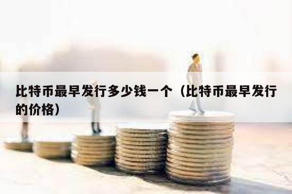 比特幣最早發行多少錢一個(比特幣最早發行的價格)