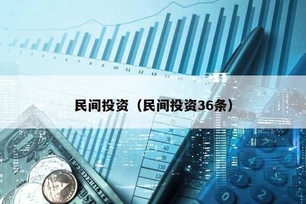民間投資(民間投資36條)