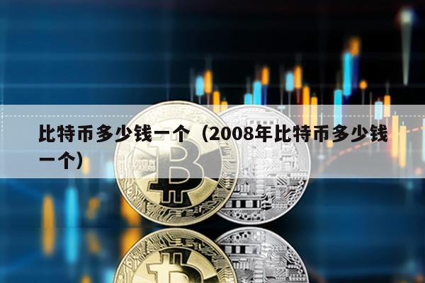 比特幣多少錢(qián)一個(gè)(2008年比特幣多少錢(qián)一個(gè))