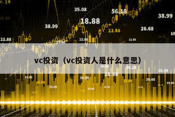 vc投資(vc投資人是什么意思)