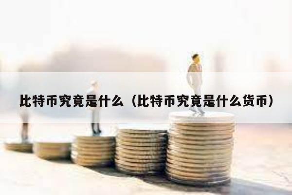 比特幣究竟是什么(比特幣究竟是什么貨幣)