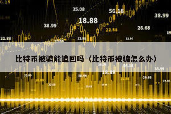比特幣被騙能追回嗎(比特幣被騙怎么辦)