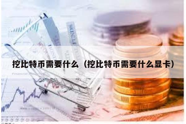 挖比特幣需要什么(挖比特幣需要什么顯卡)