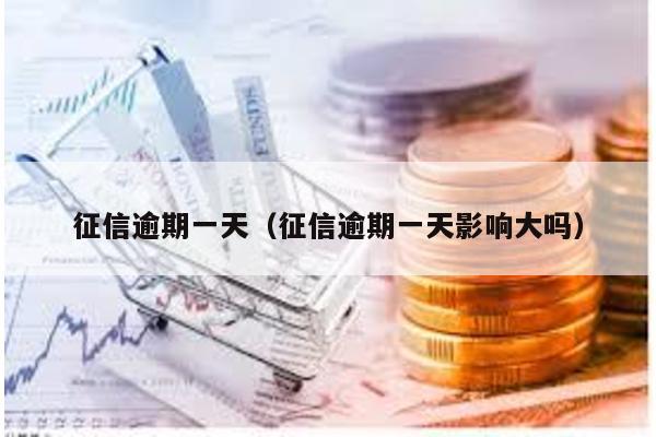 征信逾期一天(征信逾期一天影響大嗎)