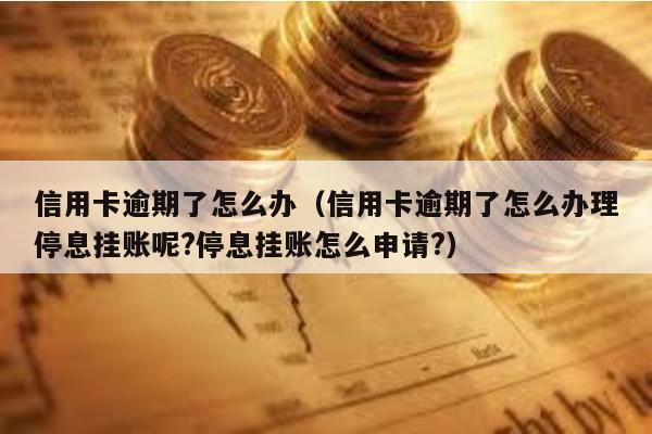 信用卡逾期了怎么辦(信用卡逾期了怎么辦理停息掛賬呢?停息掛賬怎么申請?)