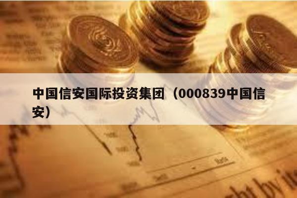 中國信安國際投資集團(000839中國信安)