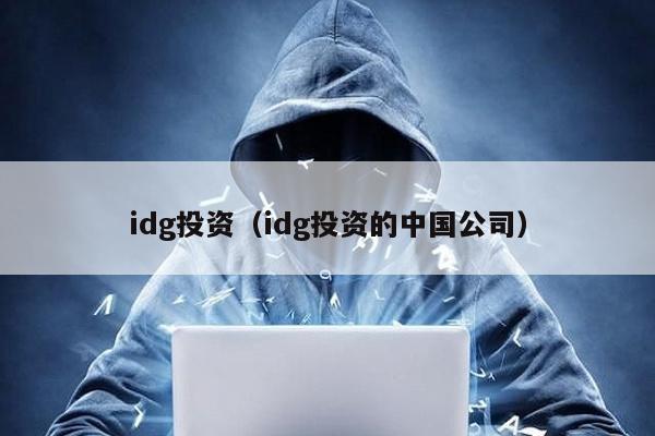 idg投資(idg投資的中國公司)