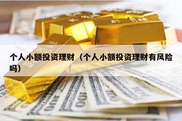 個(gè)人小額投資理財(cái)(個(gè)人小額投資理財(cái)有風(fēng)險(xiǎn)嗎)