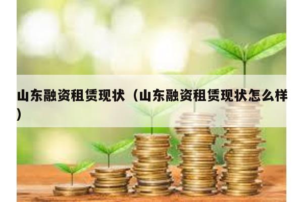 山東融資租賃現狀(山東融資租賃現狀怎么樣)
