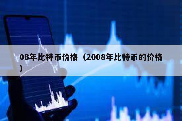 08年比特幣價格(2008年比特幣的價格)