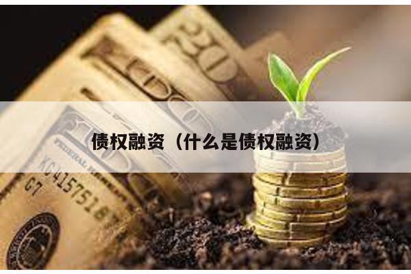 債權融資(什么是債權融資)