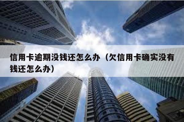 信用卡逾期沒錢還怎么辦(欠信用卡確實(shí)沒有錢還怎么辦)