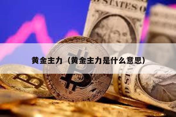 黃金主力(黃金主力是什么意思)