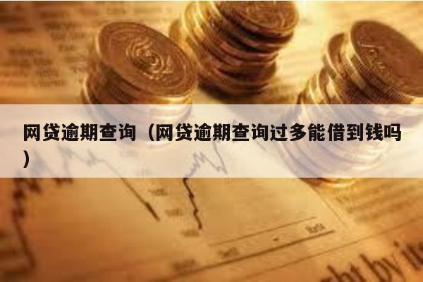 網貸逾期查詢(網貸逾期查詢過多能借到錢嗎)