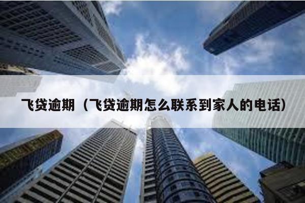 飛貸逾期(飛貸逾期怎么聯(lián)系到家人的電話)