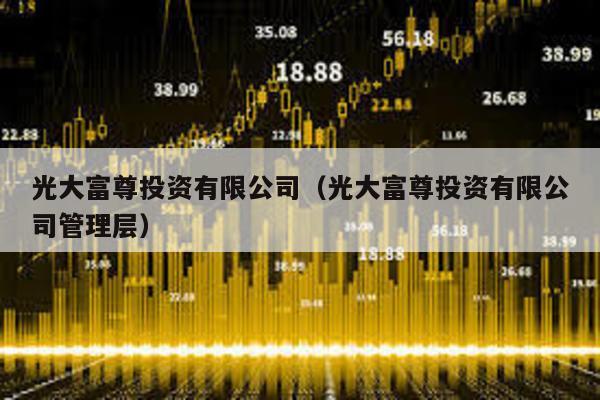 光大富尊投資有限公司(光大富尊投資有限公司管理層)