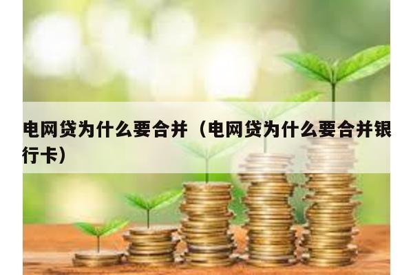 電網貸為什么要合并(電網貸為什么要合并銀行卡)