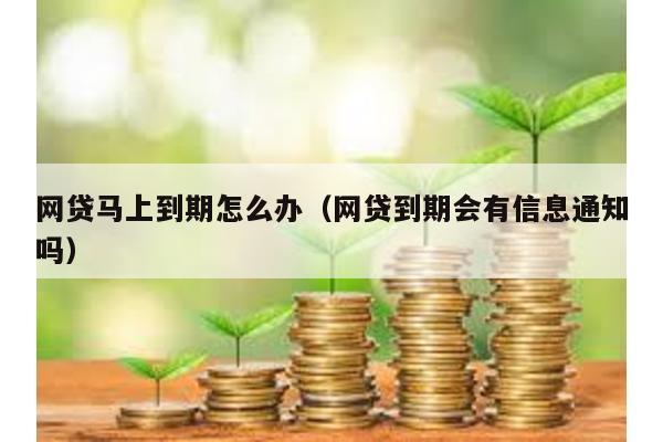 網貸馬上到期怎么辦(網貸到期會有信息通知嗎)