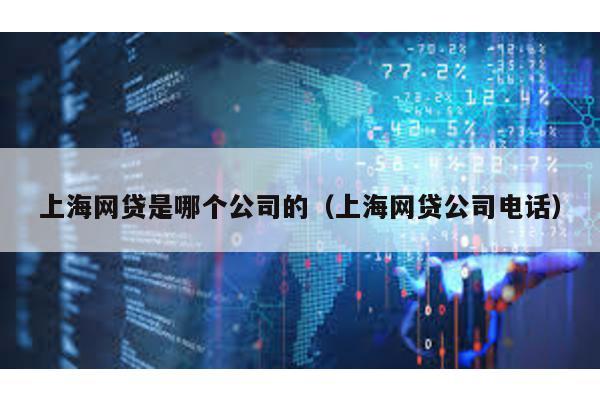 上海網(wǎng)貸是哪個公司的(上海網(wǎng)貸公司電話)