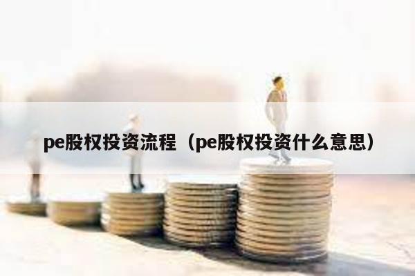 pe股權投資流程(pe股權投資什么意思)