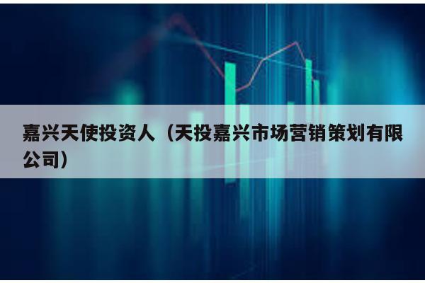 嘉興天使投資人(天投嘉興市場營銷策劃有限公司)