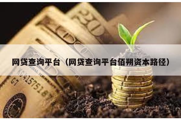 網(wǎng)貸查詢平臺(網(wǎng)貸查詢平臺佰朔資本路徑)
