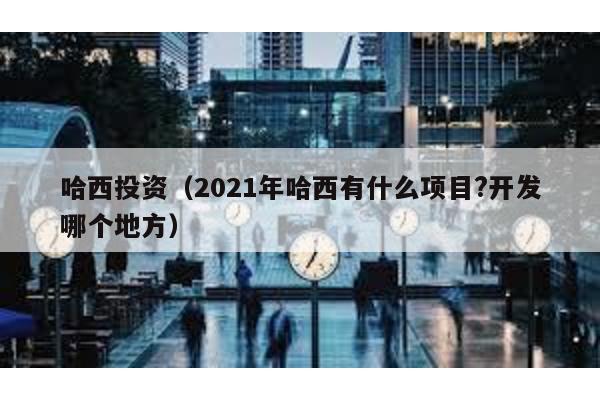 哈西投資(2021年哈西有什么項目?開發哪個地方)