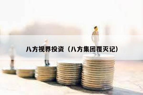 八方視界投資(八方集團覆滅記)